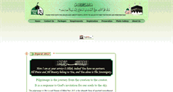 Desktop Screenshot of etihadhajj.com